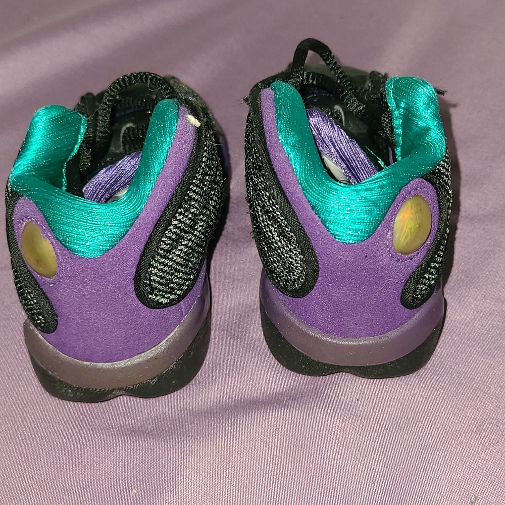 Air Jordan 13 Retro  Toddler Baby Size 4 C Holographic Sparkle - Picture 4 of 7